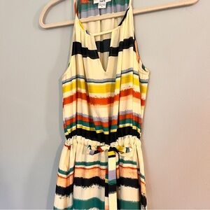 Bar III Striped Summer Maxi Dress, Size S